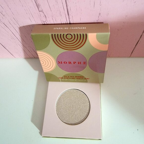 NWT Morphe Limited Edition Eye & Face Shimmer Highlighter, Sparkling Champagne - Picture 3 of 7